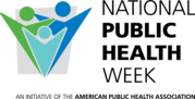 National Public Health Week logo with tagline