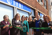 Grand opening ribbon cutting ceremony for the NAMI Living Room