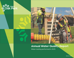 Cover of annual water quality report published in 2026.