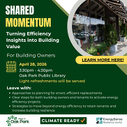 Shared Momentum energy efficiency workshop infographic
