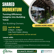 Shared Momentum energy efficiency workshop infographic