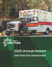 Cover of 2025 Oak Park Fire Department annual report