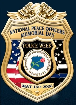 National Peace Officers Memorial Day graphic logo