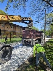 Crews complete alley improvements in Oak Park