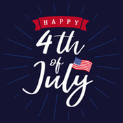 Happy Fourth of July graphic image