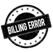 Billing error graphic