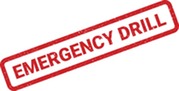 Emergency drill graphic