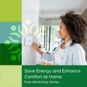 Save Energy at Home workshop series graphic