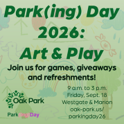Infographic for 2026 Park(ing) Day event