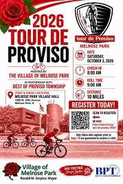2026 Tour de Proviso informational flyer