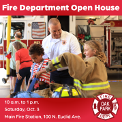 2026 Fire Department Open House infographic