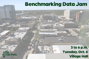 Benchmarking data jam infographic for Oct. 6, 2026 event
