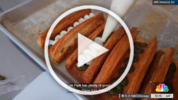 Screenshot of NBC 5 segment featuring 3Fold Bakery