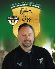 Officer Kass officer of month