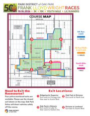2026 Frank Lloyd Wright Race map