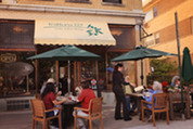 Outdoor dining at Trattoria 224 in Oak Park
