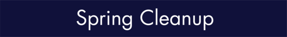 Spring Cleanup Banner