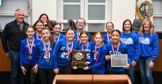 St. Michael School Girls Volleyball