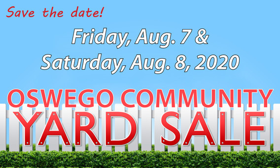 Yard sale save the date