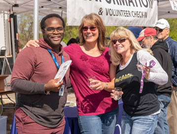 Volunteers at 2019 Wine on the fox