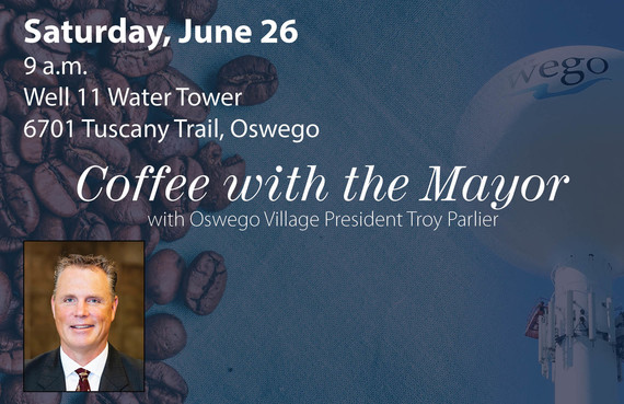 Coffee with the Mayor is June 26