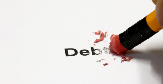 Erasing Debt illustration