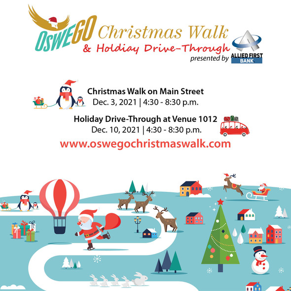 Christmas Walk is Dec. 3, 2021. 