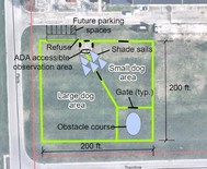 Proposed dog park plan