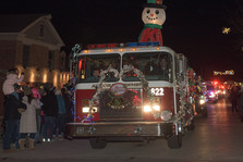 Illuminated Silent Emergency Vehicle Parade