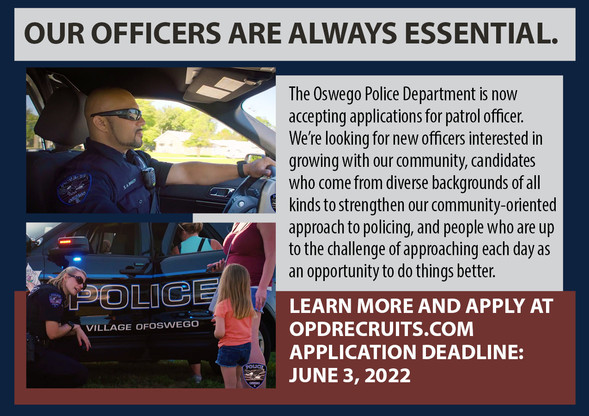 Policer officer recruitment ad