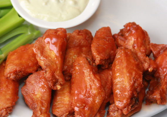 chicken wings on plate