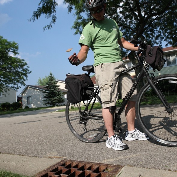 mosquito management on bicycles