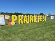 prairiefest sign