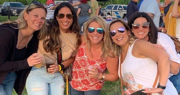 women withdrinks at venue