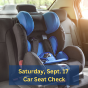 car safety seat check september 17