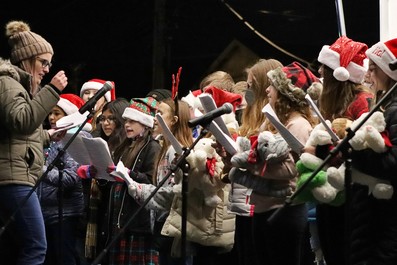 jr high choir christmas walk