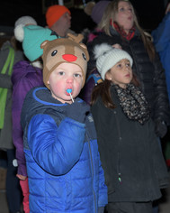 Little boy at Christmas Walk