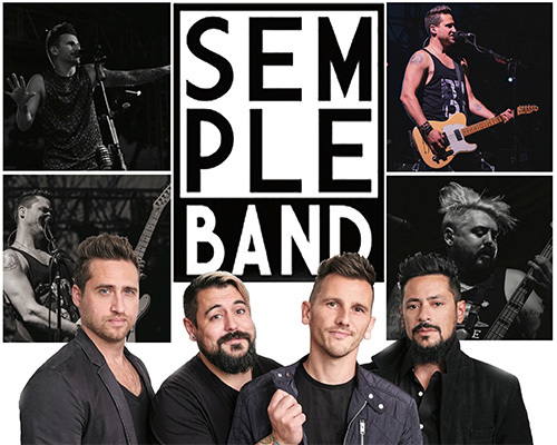 Semple Band black and white photo 
