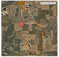 Collins Grove road closure map for bulletin