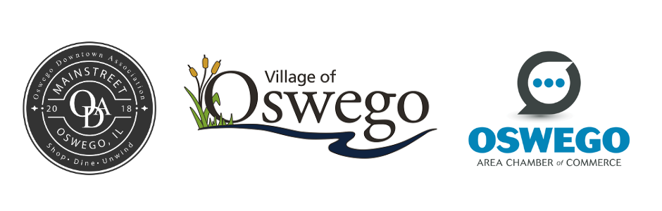 Logo lock up Village Chamber Oswego Downtown Association 