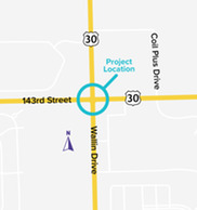 143rd US30 Map