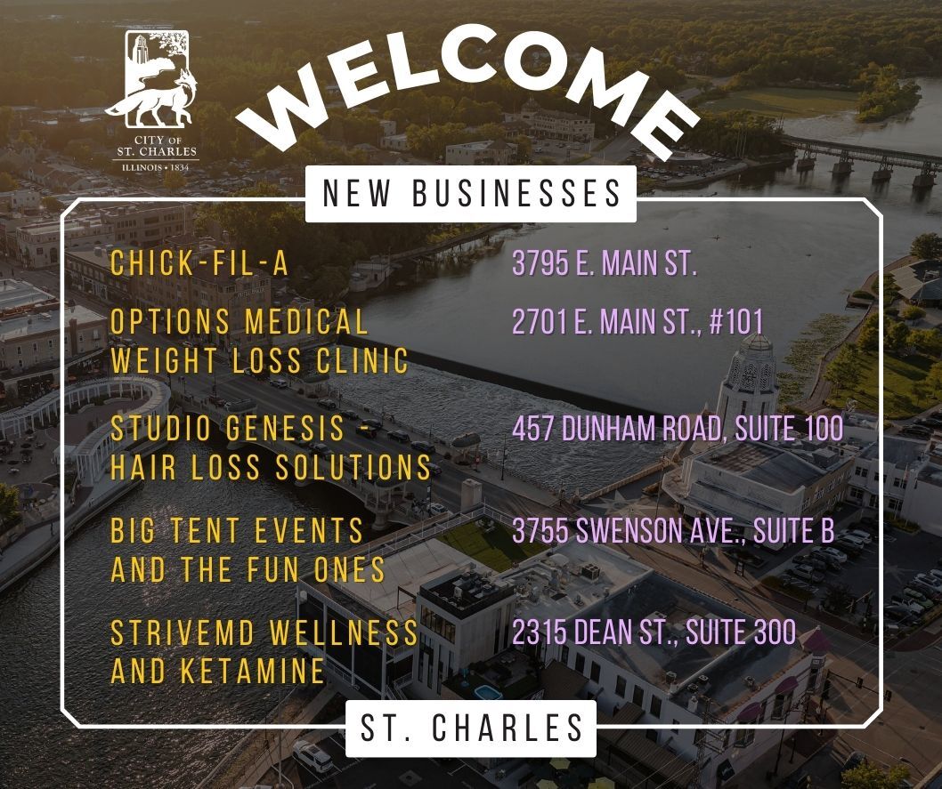 Graphic with mentions of which businesses have opened recently