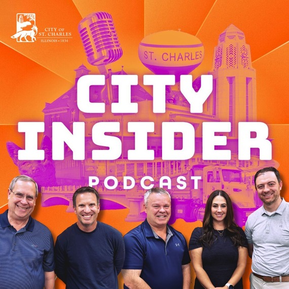 City Insider logo with orange background and faces of guests on the podcast.