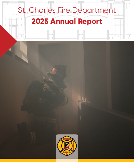 A firefighter maneuvers through low visibility during training.