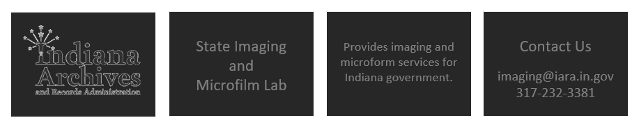 State Imaging and Microfilm Lab Contact Info - filmstrip layout