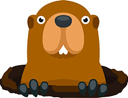 groundhog emoji [Slack]