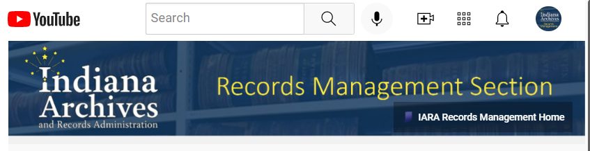 Records Management YouTube Channel Header - mini