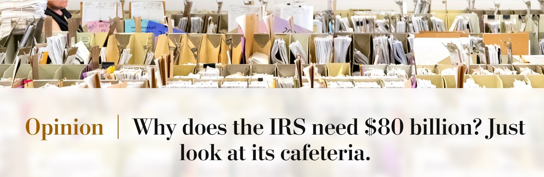Washington Post IRS Article header