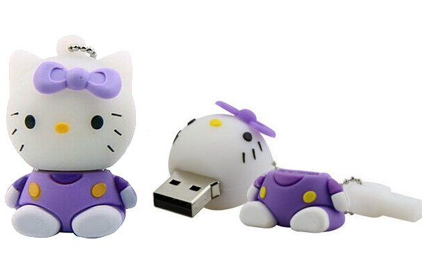 Purple Hello Kitty USB Flash Drive