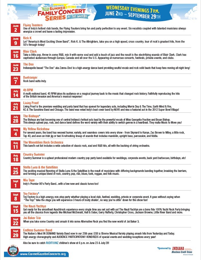 Gazebo Concerts side two